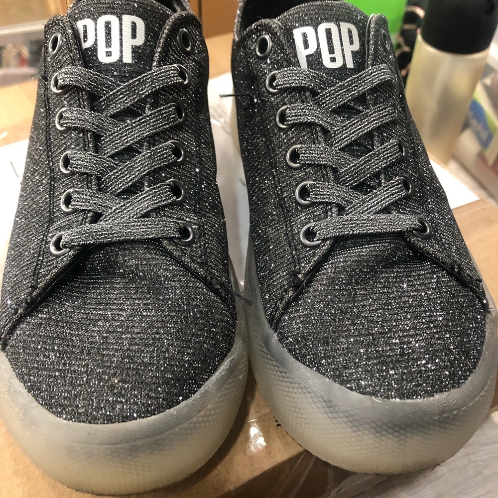 Light up glitter sneakers